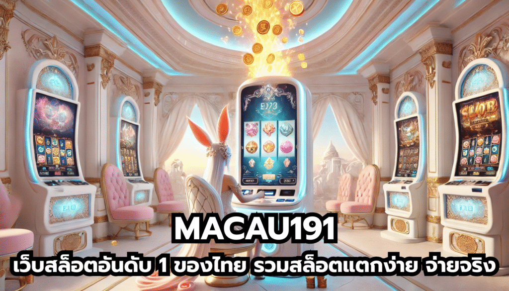 MACAU191 เว็บสล็อตอันดับ 1 ของไทย รวมสล็อตแตกง่าย จ่ายจริง